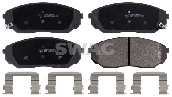 Sada brzdových platničiek kotúčovej brzdy SWAG